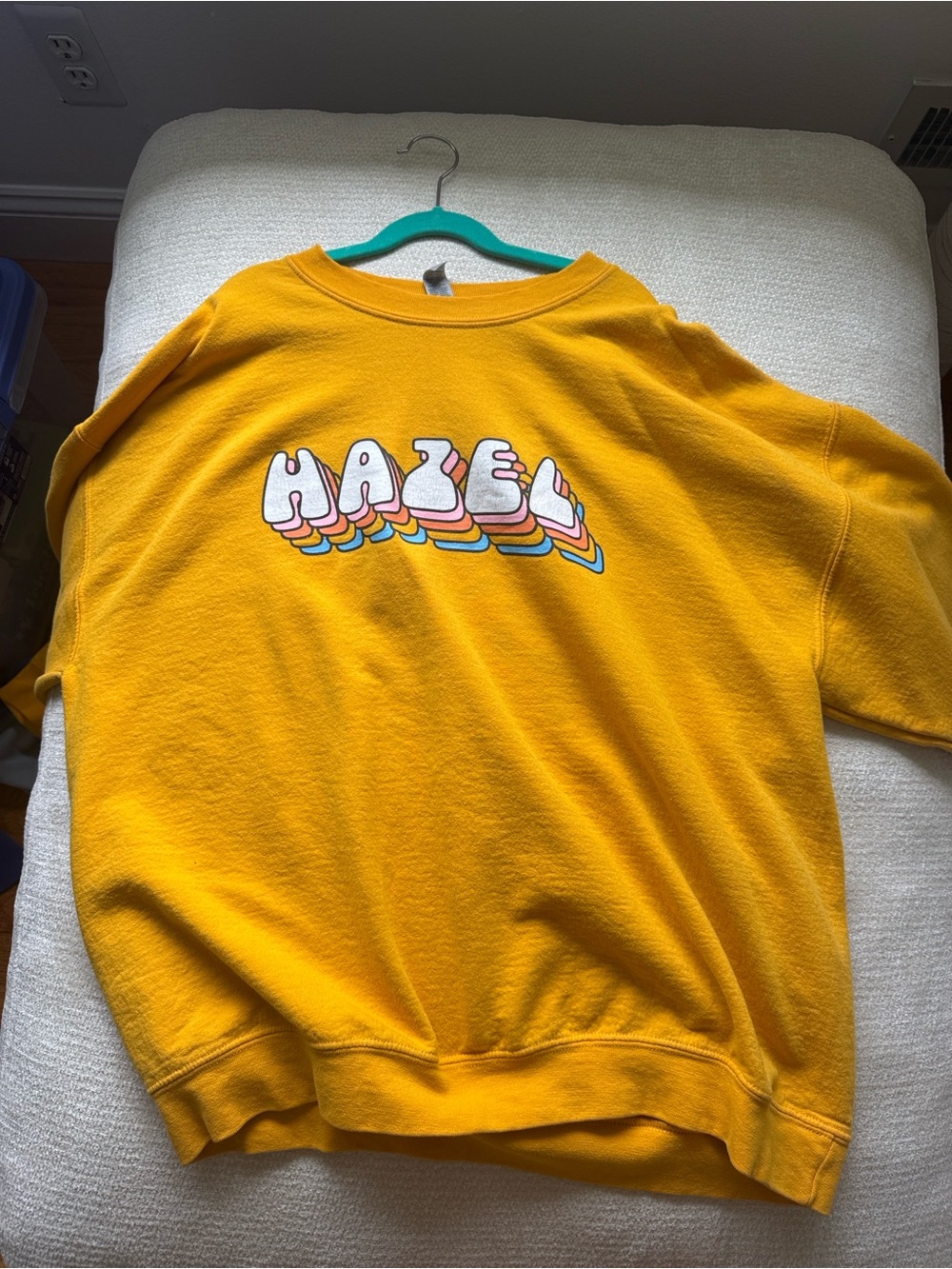 yellow hazel hoodie